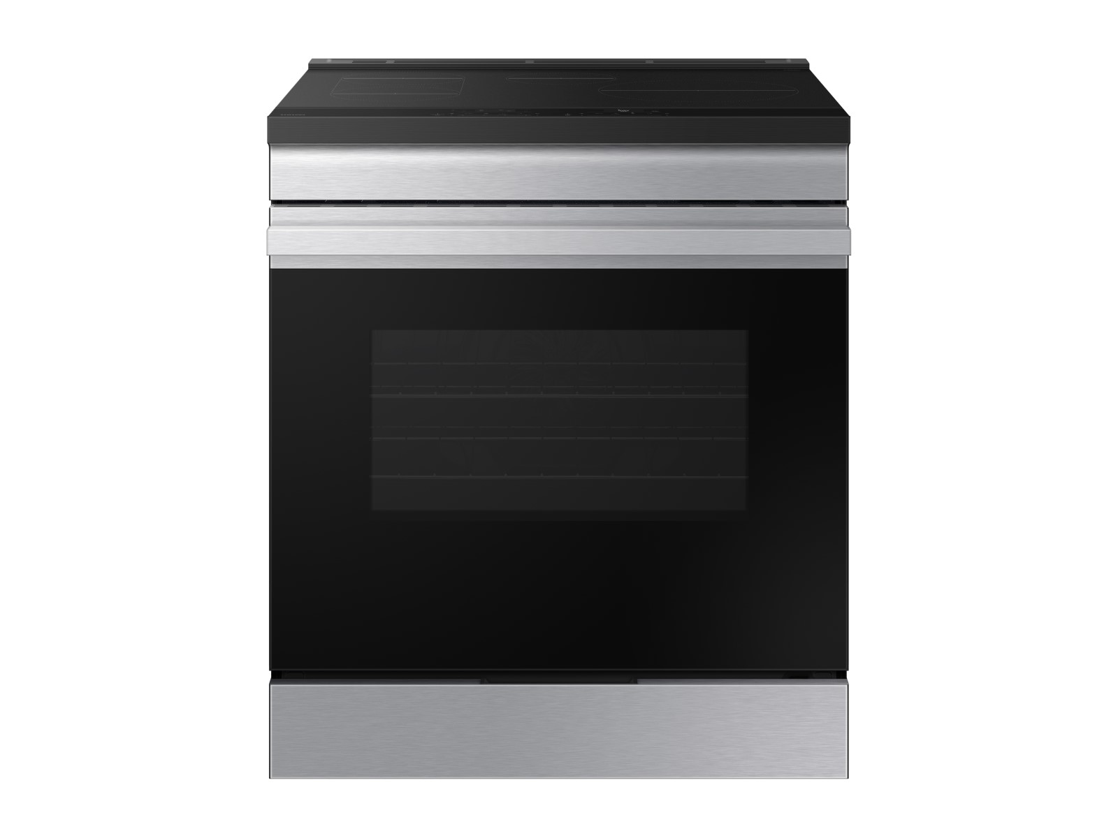 Thumbnail image of Bespoke 6.3 cu. ft. Smart Slide-In Induction Range with Anti-Scratch Glass Cooktop in Stainless Steel