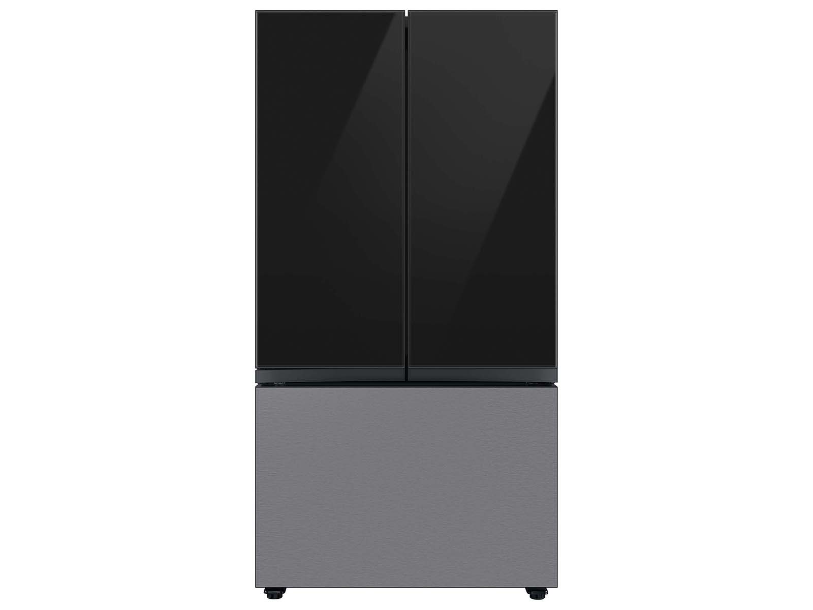 Thumbnail image of Bespoke 3-Door French Door Refrigerator Panel in Stainless Steel - Bottom Panel