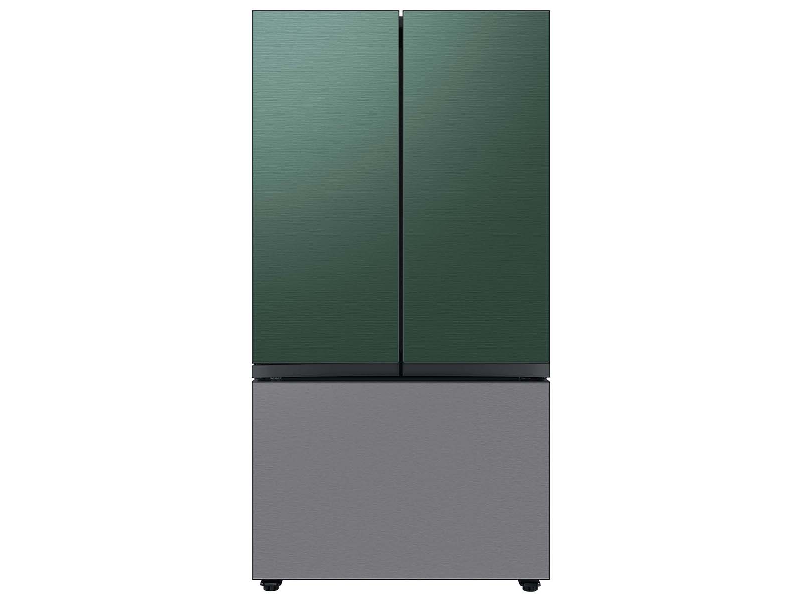 Thumbnail image of Bespoke 3-Door French Door Refrigerator Panel in Stainless Steel - Bottom Panel