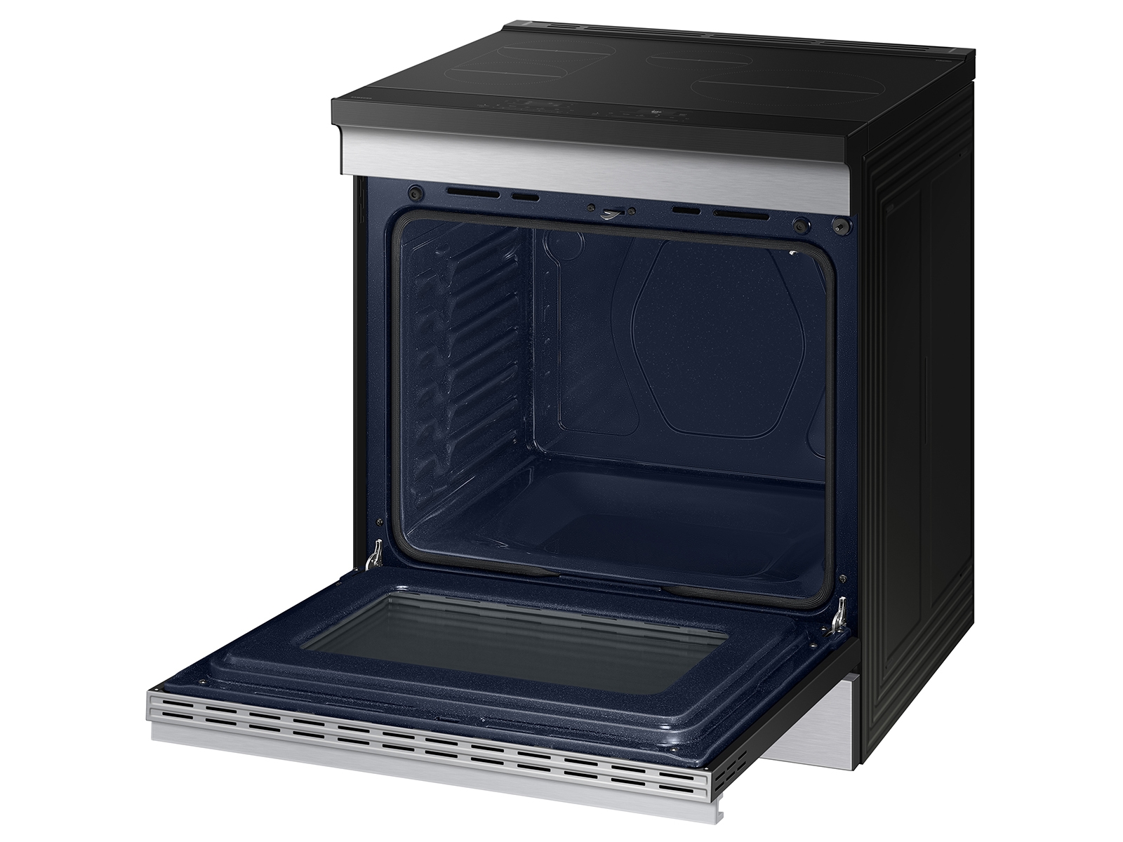 Thumbnail image of Bespoke 6.3 cu. ft. Smart Slide-In Induction Range with Anti-Scratch Glass Cooktop in Stainless Steel