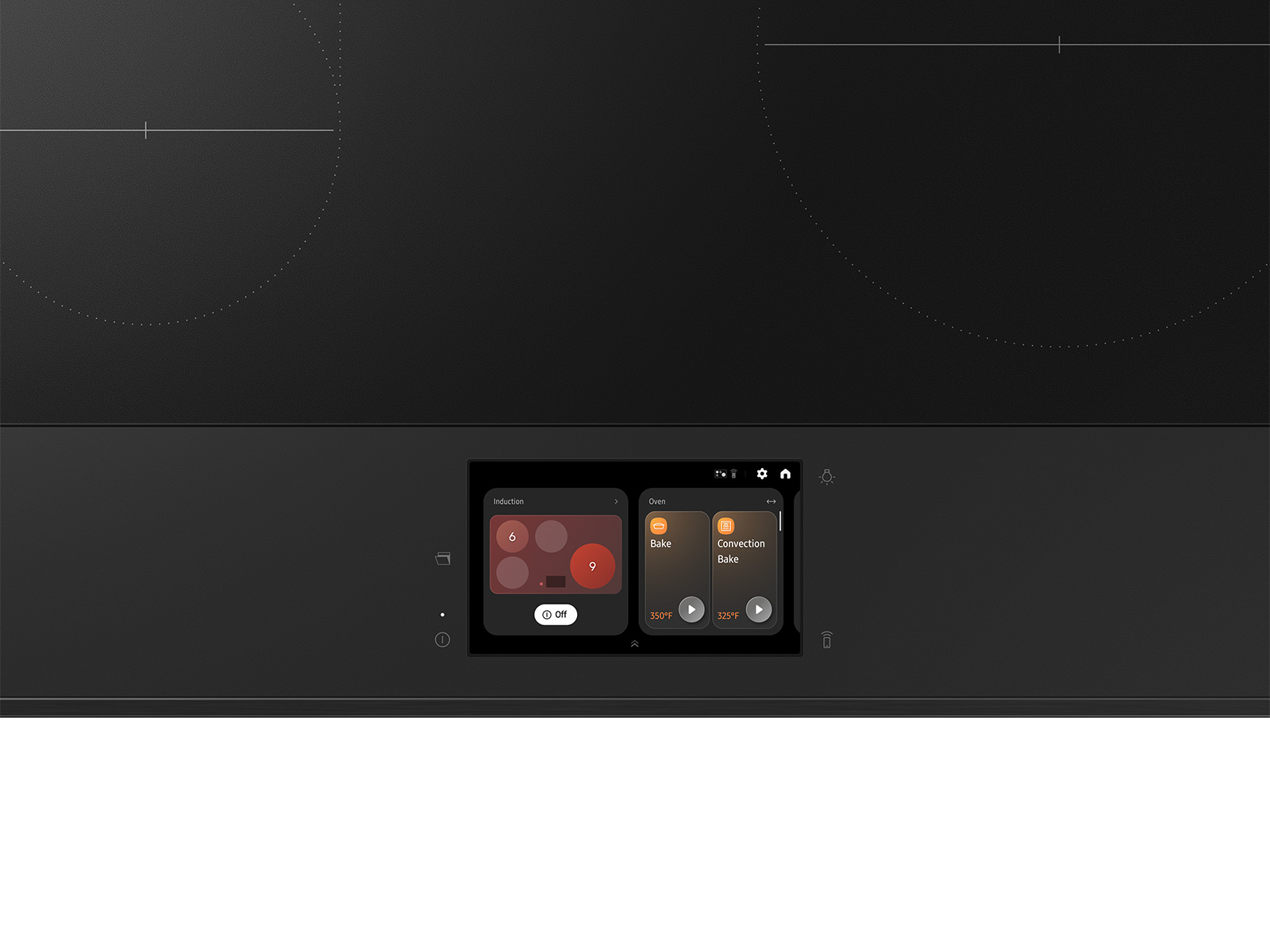 Thumbnail image of Bespoke 6.3 cu. ft. Smart Slide-In Induction Range with AI Home & Smart Oven Camera in White Glass
