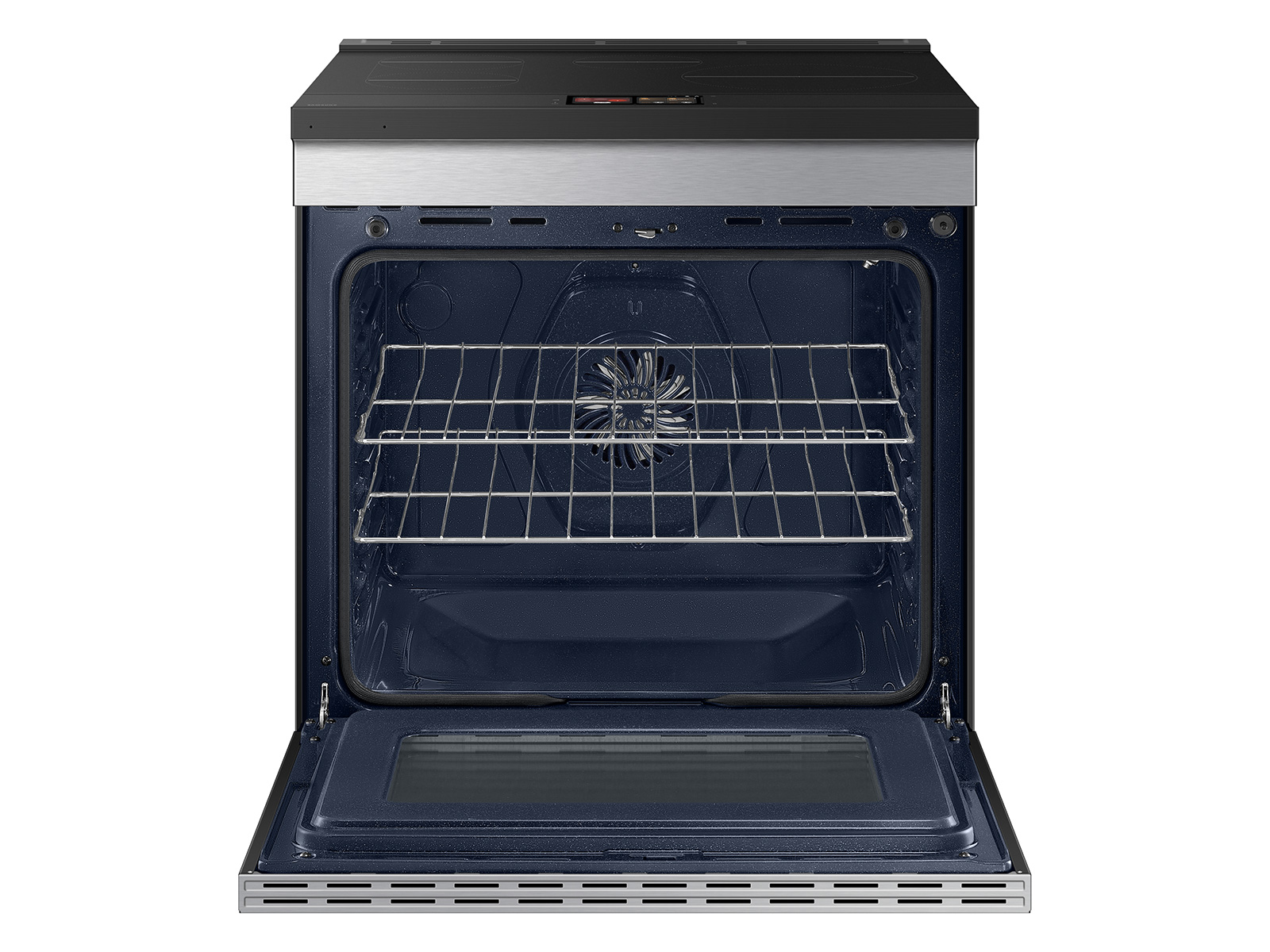Thumbnail image of Bespoke 6.3 cu. ft. Smart Slide-In Induction Range with AI Home & Smart Oven Camera in Stainless Steel