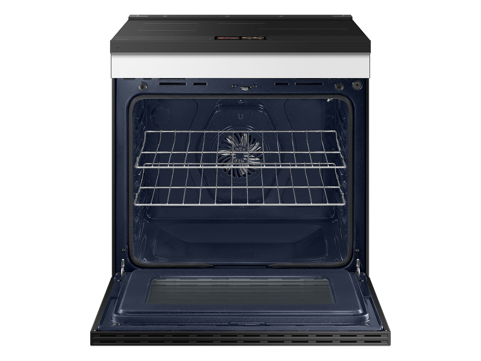 Thumbnail image of Bespoke 6.3 cu. ft. Smart Slide-In Induction Range with AI Home & Smart Oven Camera in White Glass