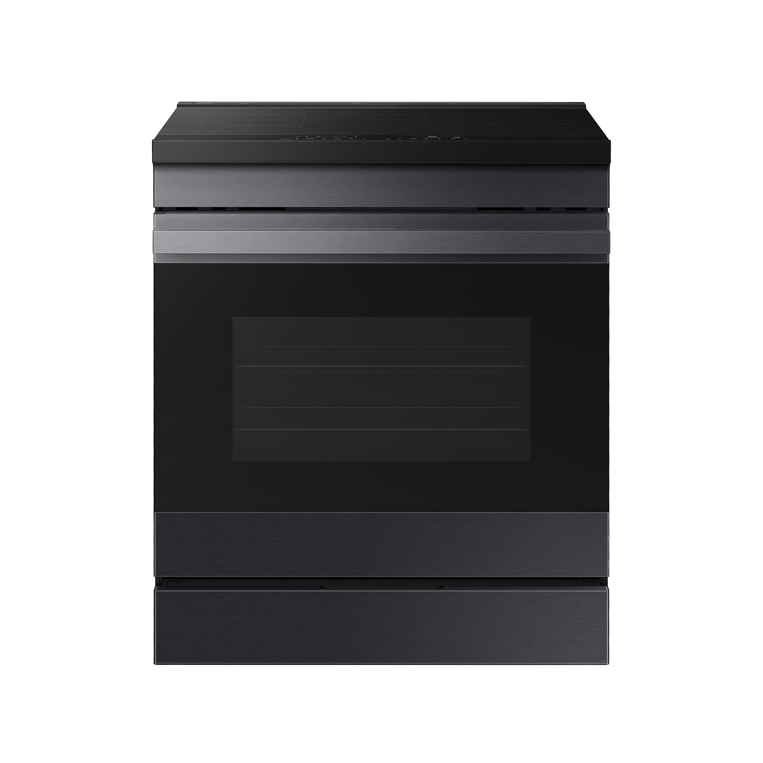 Thumbnail image of Bespoke 6.3 cu. ft. Smart Slide-In Induction Range with Ambient Edge Lighting&trade; &amp; Air Sous Vide in Matte Black Steel&nbsp;