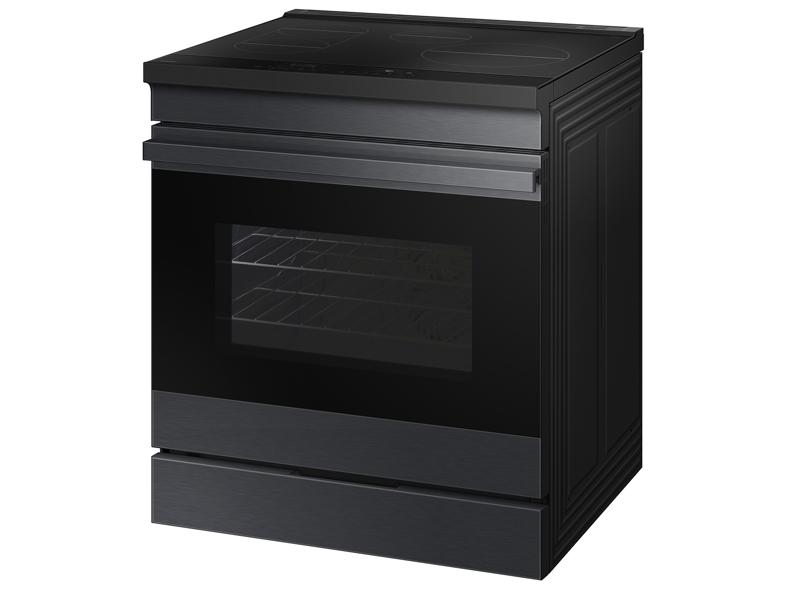 Thumbnail image of Bespoke 6.3 cu. ft. Smart Slide-In Induction Range with Ambient Edge Lighting™ & Air Sous Vide in Matte Black Steel 